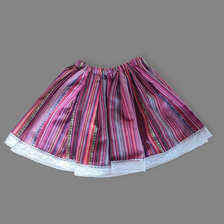 Svārciņi"Tautiskie" rozā